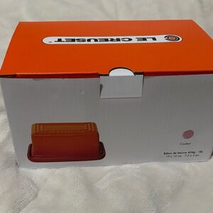 Le Creuset Flame Butter Dish